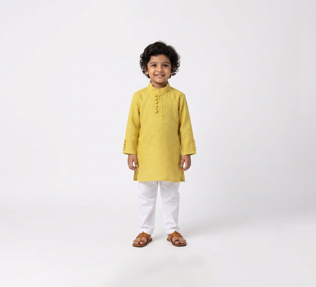 Sunflower Yellow Kurta Set