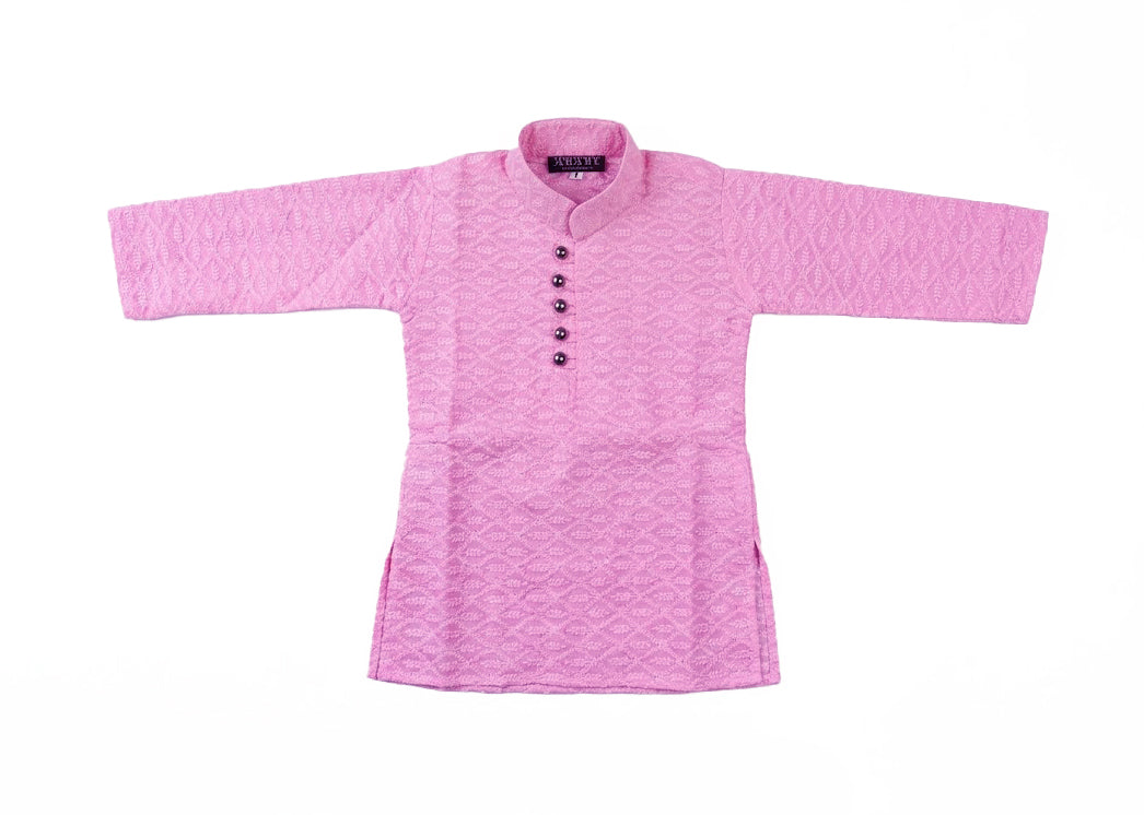 Lavender Embroidered Kurta Set