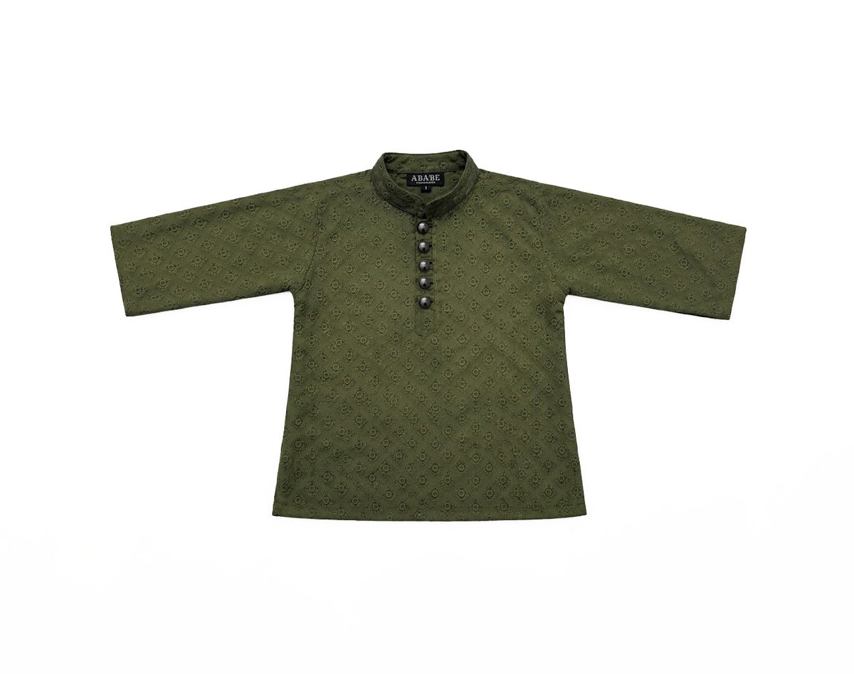 Olive Green Kurta Set