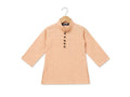 Peach Embroidered Kurta Set